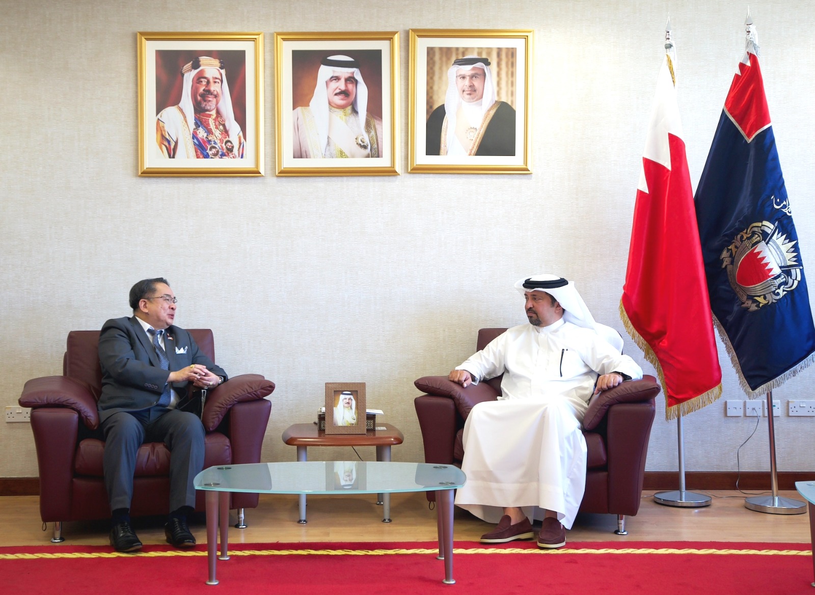 معالي رئيس الجمارك يستقبل سفير مملكة تايلند لدى مملكة البحرين<